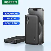 UGREEN 10000mAh PD-20W Two-way Fast Charging Power Bank Black  PB311