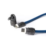 SIApowerlink SOFT RUBBER TYPE C - TYPE C LANYARD CABLE 60W 1.2M NAVY BLUE