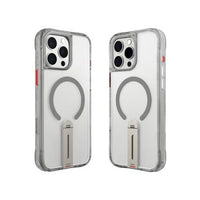 SKINARMA IPHONE 16 PRO MAX HELIX (MAG-CHARGE + 360° ROTATING STAND) TITANIUM