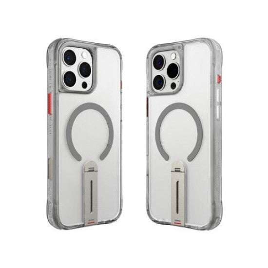 SKINARMA IPHONE 16 PRO MAX HELIX (MAG-CHARGE + 360° ROTATING STAND) TITANIUM