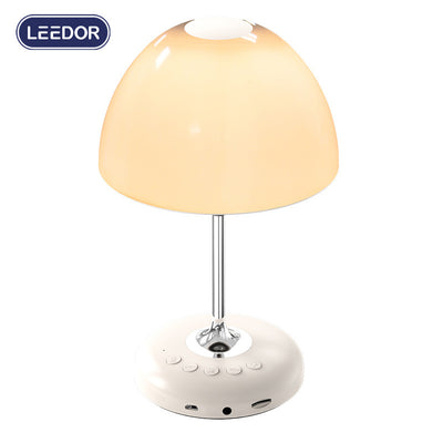 LEEDOR FM Remote Control Desk Lamp Wireless Speaker - 5W / Bluetooth / White