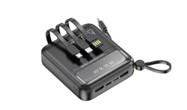 LEEDOR HT-DX250 Fast Charging Power Bank - 22.5W/ 10000mAh / Black