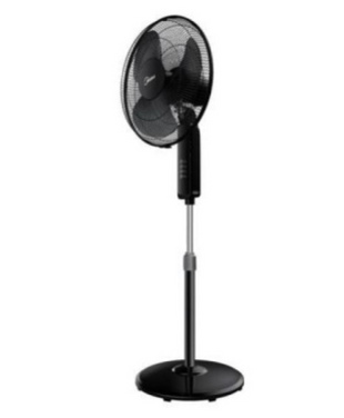 Midea FS40-19K 16" 2-in-1 Pedestal Fan with 3 Speed Settings