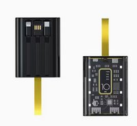 LEEDOR YM-743 Ultra-High Capacity 10000mAh Portable Charger with Integrated Cable