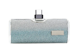 iWalk USB C Portable Charger, 4500mAh Ultra-Compact Small Power Bank Diamond-Bule