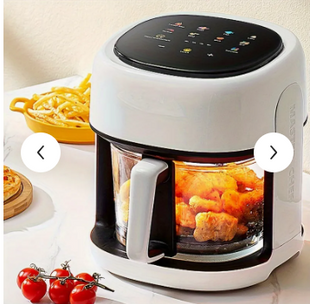 Daewoo 5.5L Glass Air Fryer - Digital with Clear View Window (DAF-55GT)
