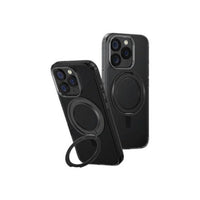 UNIQ HYBRID IPHONE 16 PRO MAGCLICK CHARGING SWIVIX WITH 360 ROTATING KICKSTAND - CARBON (BLACK)