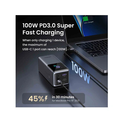 UGREEN Nexode 20000mAh 130W Fast Charging Power Bank35524b Black PB721