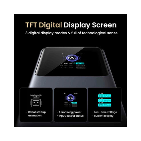 UGREEN Nexode 20000mAh 130W Fast Charging Power Bank35524b Black PB721