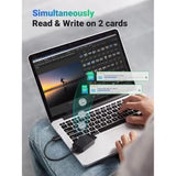 UGREEN USB 3.0 Card Reader TF+SD black CR127