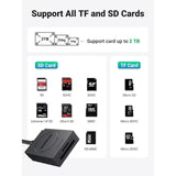 UGREEN USB 3.0 Card Reader TF+SD black CR127