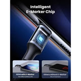 UGREEN USB-C Cable Aluminum Case with Braided 2m (Black) 100W US316