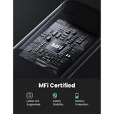 UGREEN USB-C to Lightning Cable M/M Nickel Plating ABS Shell 1m (Black)US171 60W US171