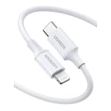 UGREEN USB-C to Lightning M/M Cable Rubber Shell 2m (White)US171 60W US171
