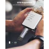 UGREEN USB-C/USB-A Card Reader black CM185