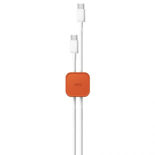 UNIQ POD ADHESIVE CABLE ORGANIZERS 8-IN-1 PACK - SIENNA ORANGE (DEEP ORANGE) EOL