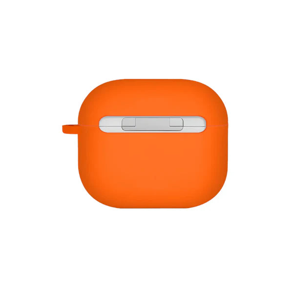 UNIQ NEXO ACTIVE HYBRID SILICONE AIRPODS 4TH GEN (2024) CASE WITH SPORTS EAR HOOKS - VOLT ORANGE (VOLT ORANGE) EOL