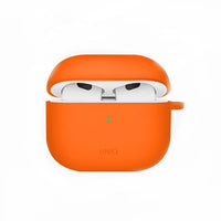UNIQ NEXO ACTIVE HYBRID SILICONE AIRPODS 4TH GEN (2024) CASE WITH SPORTS EAR HOOKS - VOLT ORANGE (VOLT ORANGE) EOL