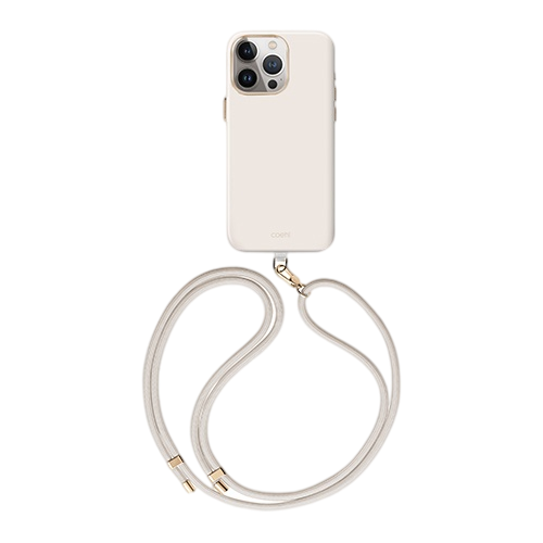 UNIQ COEHL IPHONE 15 PRO MAGNETIC CHARGING CREME - IVORY (IVORY)