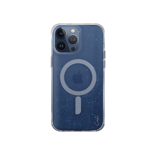 UNIQ COEHL IPHONE 15 PRO  MAGNETIC CHARGING LUMINO - PRUSSIAN BLUE (BLUE)