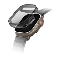 UNIQ GARDE HYBRID WATCH CASE WITH SCREEN PROTECTION 49MM - SMOKED (TINTED GREY)