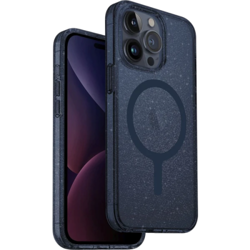 UNIQ HYBRID IPHONE 15 PRO MAGCLICK CHARGING LIFEPRO XTREME - TINSEL BLUE (LUCENT BLUE)