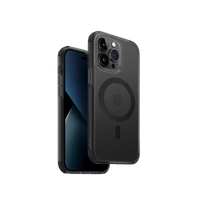 UNIQ HYBRID IPHONE 15 PRO MAX MAGCLICK CHARGING COMBAT (AF) - CARBON (BLACK)