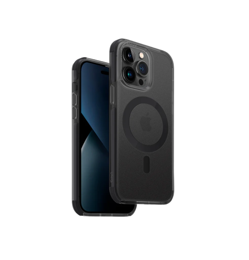 UNIQ HYBRID IPHONE 15 PRO MAX MAGCLICK CHARGING COMBAT (AF) - CARBON (BLACK)