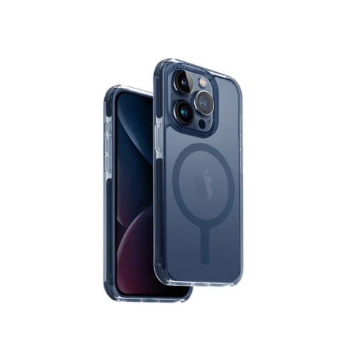 UNIQ HYBRID IPHONE 15 PRO MAX MAGCLICK CHARGING COMBAT (AF) - SMOKE BLUE (SMOKE BLUE)