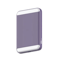 SIAMagOn SIPBMG8LD-PR Magnetic power bank PD 20W-Wireless Charging 15W With LED Light 8000Mah - Purple