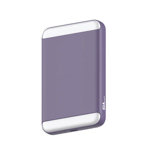 SIAMagOn SIPBMG8LD-PR Magnetic power bank PD 20W-Wireless Charging 15W With LED Light 8000Mah - Purple