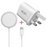 ROFI 20W Charging Plug Power Adaptor TYPE C + ROFI Magnetic Suction Wireless Charger TYPE C - WHITE