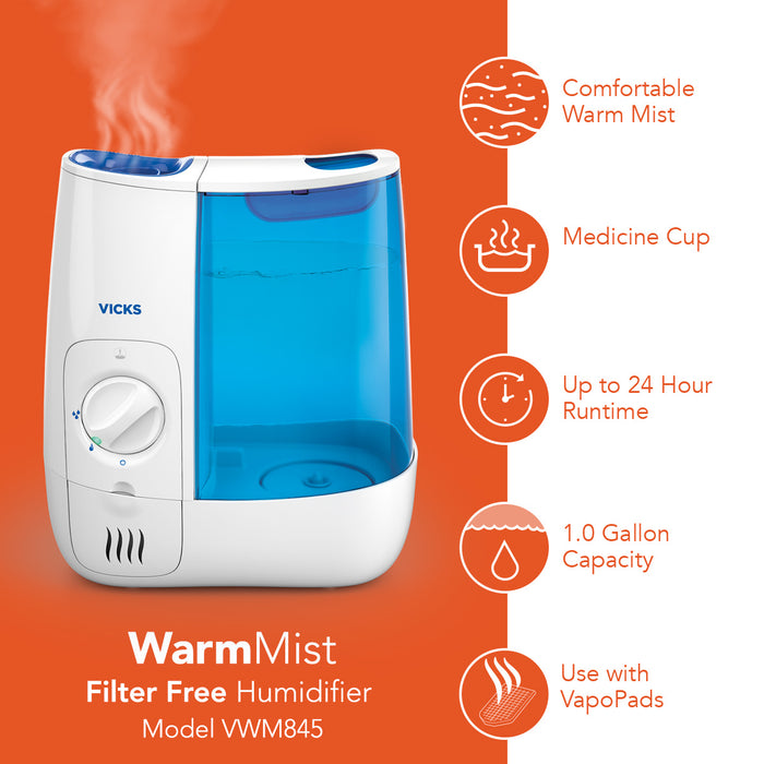 Vicks Warm Mist Humidifier VH845E1