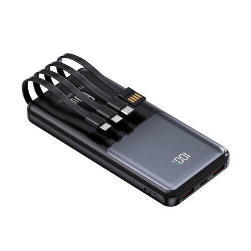 LEEDOR Gradiant 10000mAh Power Bank - HB-H20 Model, Black