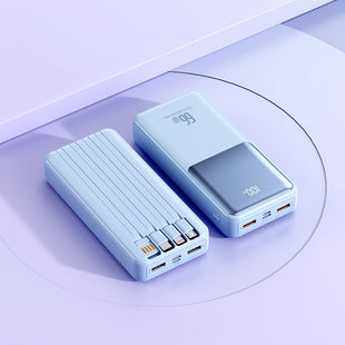 Stylish Sync: The HB-H20 10000 mAh Gradient Portable Charger