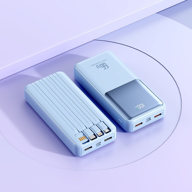 Stylish Sync: The HB-H20 10000 mAh Gradient Portable Charger
