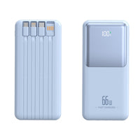 Stylish Sync: The HB-H20 10000 mAh Gradient Portable Charger