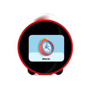 Leedor AI Clock Red - Voice Activated Ai Clock