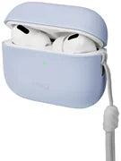 UNIQ LINO HYBRID LIQUID SILICON AIRPODS PRO 2ND GEN (2022) CASE - ARCTIC BLUE (ARCTIC BLUE)