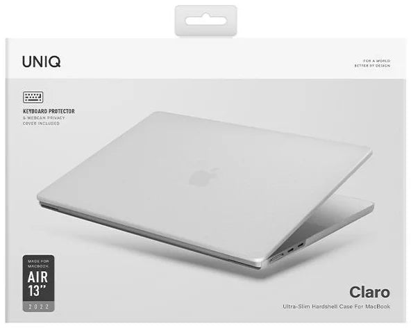 UNIQ CLARO MACBOOK AIR 13 (2022) - DOVE (MATTE CLEAR) EOL