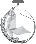 UNIQ COEHL CARYNE 2-IN-1 UNIVERSAL LANYARD AND HAND STRAP - CLOUD GREY (CLOUD GREY)