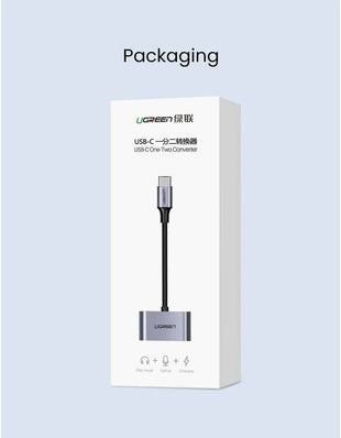 UGREEN USB-C One-Two Converter CM232 gray CM232