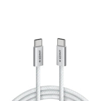 Anker Zolo USB-C to USB-C Cable 240W Braided (1.8m/6ft) -White
