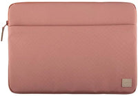 UNIQ VIENNA PROTECTIVE NYLON LAPTOP SLEEVE (UP TO 14”) - PEACH PINK (PEACH PINK)