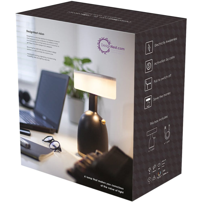 Allocacoc DINA Coin Lamp Lamp with Money Box Function DH0131/CLDINA