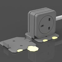 Allocacoc PowerExtension  2X PLUG DUO 5m cable UK 10804/UKEDUO