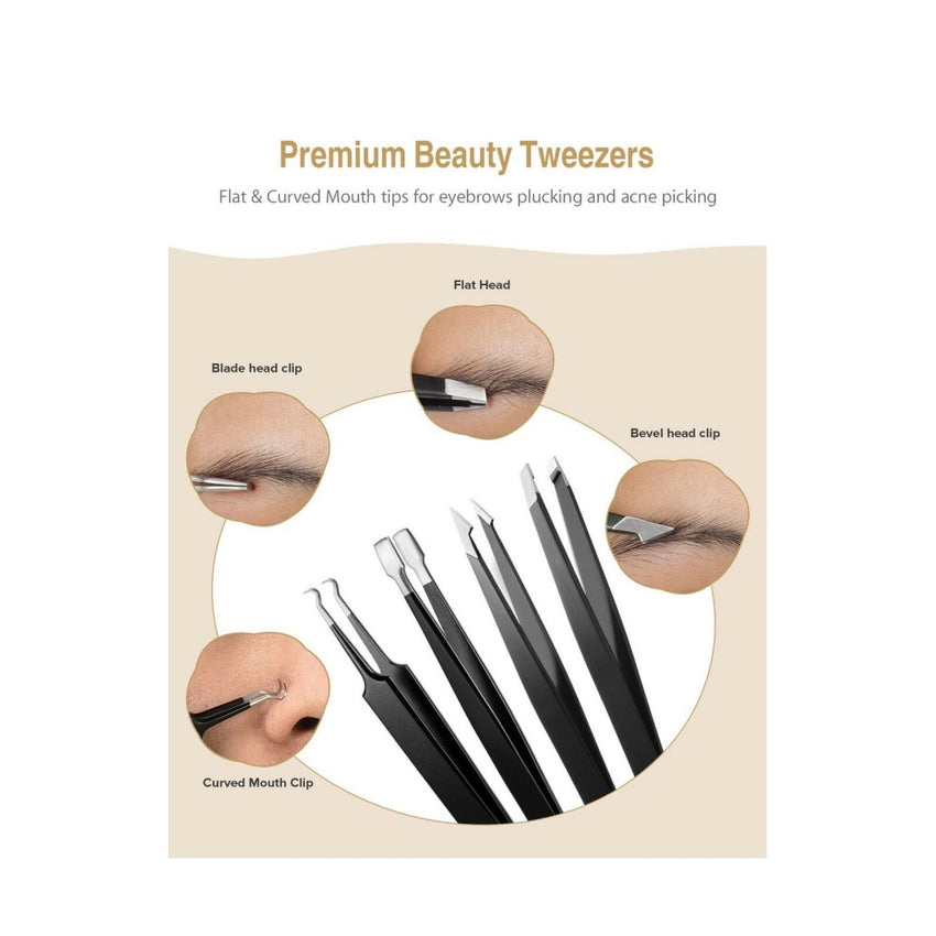 ATMOKO 12 PCS ESD Tweezer Set