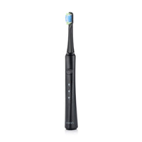 ATMOKO Sonic Duo Electric Toothbrush, Rechargeable with 40000VPM, Includes 8 Brush Heads-HP42A, Black&pink