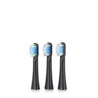 ATMOKO Sonic Duo Electric Toothbrush, Rechargeable with 40000VPM, Includes 8 Brush Heads-HP42A, Black&pink
