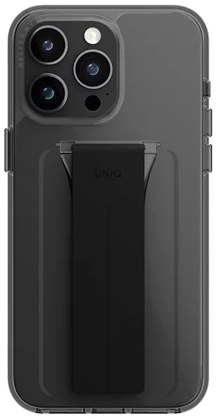 UNIQ HYBRID IPHONE 15 PRO MAX HELDRO MOUNT WITH STAND - VAPOUR (SMOKE)
